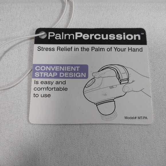 HoMedics MT-PA Palm Percussion Personal Body Heat Massager 3 Head Attachments - Picture 9 of 16